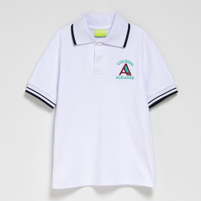 COLEGIO ALICANTE ARAUCO MAIPU - Polera Pique Escolar Unisex Colegio Alicante Arauco Maipu