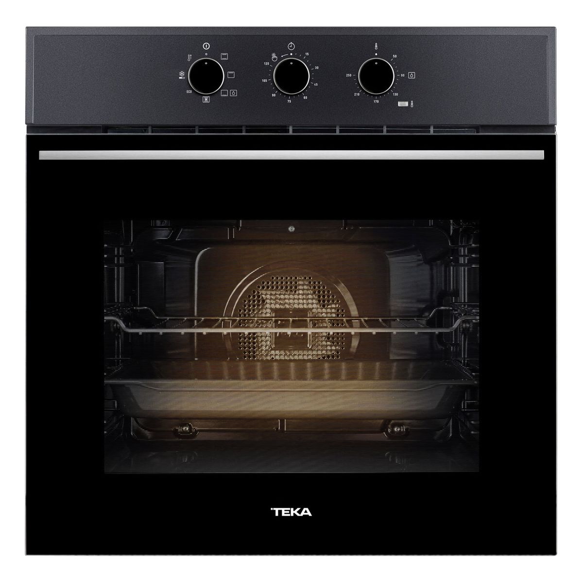 TEKA - Horno Eléctrico Empotrado Hsb 6160 Fbk Negro Teka