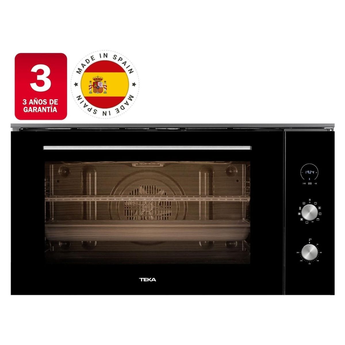 TEKA - Horno Eléctrico Empotrado 91 Lt Hlf 9400 Negro Bk Flteka
