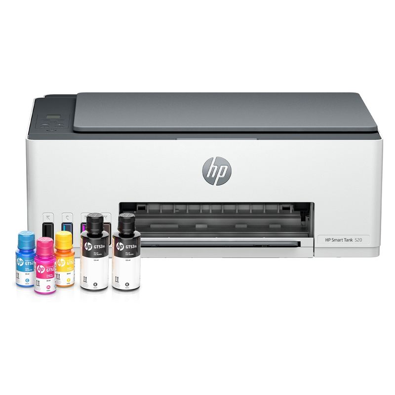 HP - Impresora Multifuncional HP Smart Tank 520 Tanque de Tinta Color USB Alto Rendimiento 2 años de Garantía