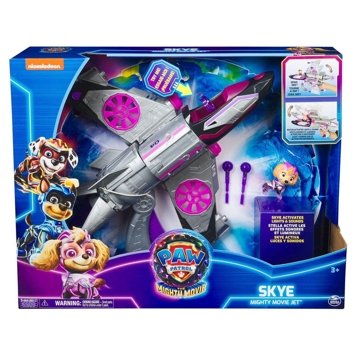 PAW PATROL - Mighty Jet Skye Luz Y Son Paw Patrol