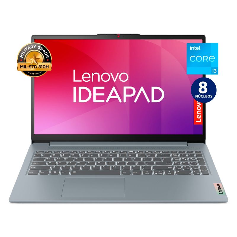 LENOVO - Notebook Ideapad 3 Intel Core i3 12va 8-Núcleos 8GB RAM 512GB SSD 15,6" FHD IPS Lenovo