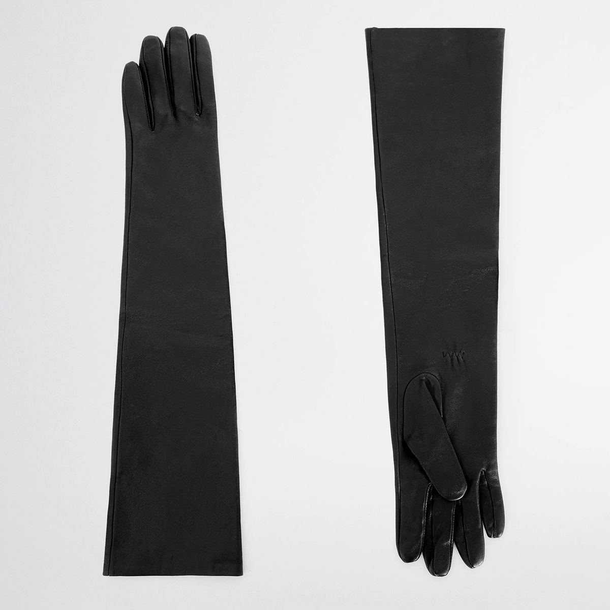 MANGO - Guantes Largos Piel Mujer Mango