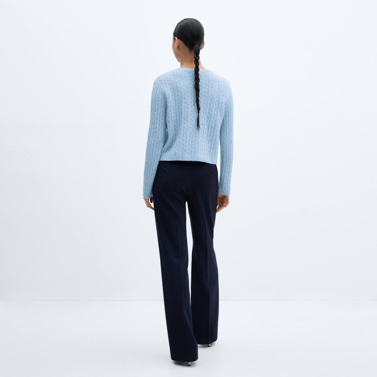 MANGO - Sweater Punto Ochos Mujer Mango