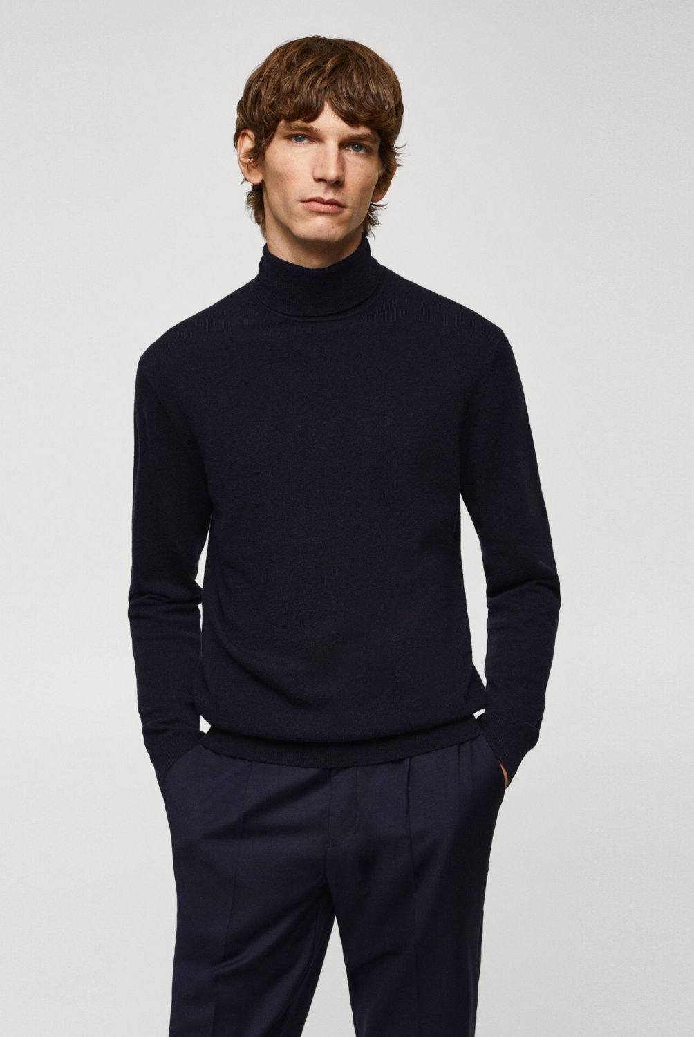 MANGO MAN - Sweater Lana Cuello Alto Hombre Mango Man