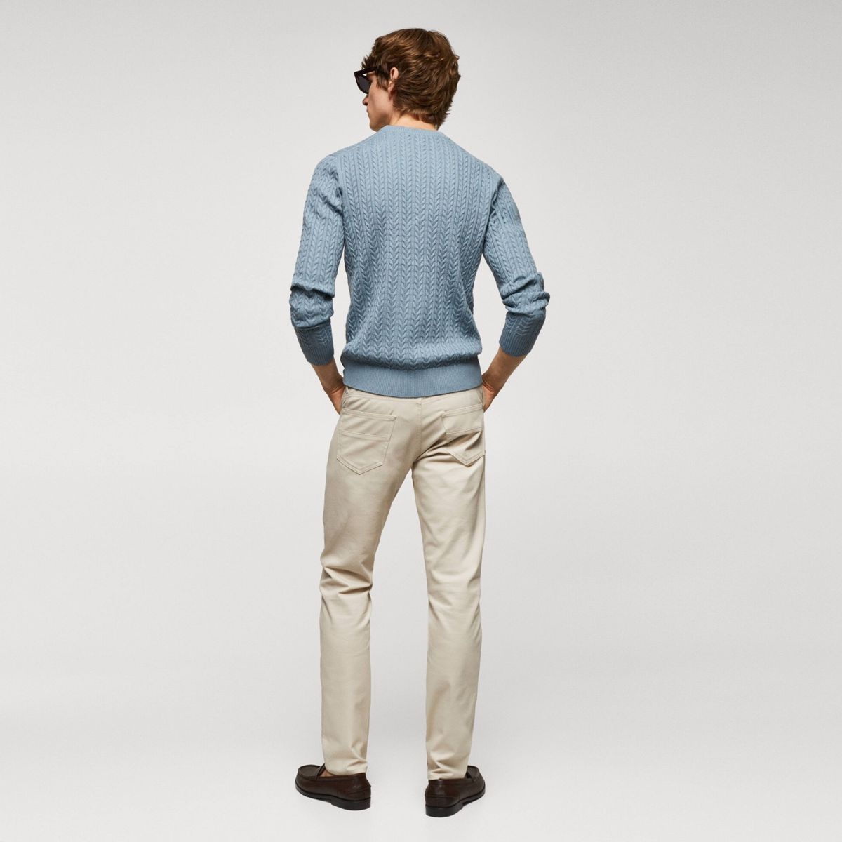 MANGO MAN - Sweater Algodón Trenzado Hombre Mango Man