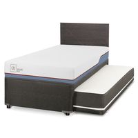 Cama Nido Excellence Black 1.5plaza x 2.00mt + Respaldo