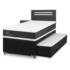 CIC - Diván Ortopedic 1.5 Plazas + Respaldo + 1 Velador