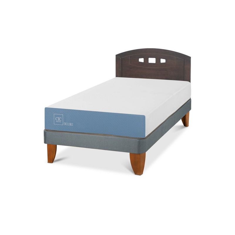 CIC - Cama Europea Excellplus 1.5 Plazas + Respaldo Cic