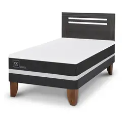 CIC - Cama Europea Ortopedic 1.5 Plaza + Respaldo