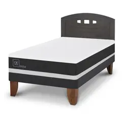 CIC - Cama Europea Ortopedic 1.5 Plaza + Respaldo