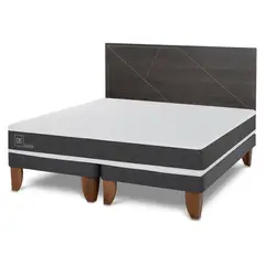 CIC - Cama Europea Ortopedic 2 Plazas + Respaldo