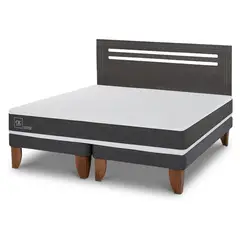 CIC - Cama Europea Ortopedic 2 Plazas + Respaldo