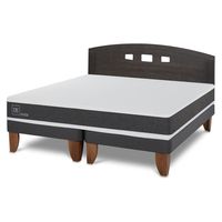 Cama Europea Ortopedica 2 Plazas + Respaldo