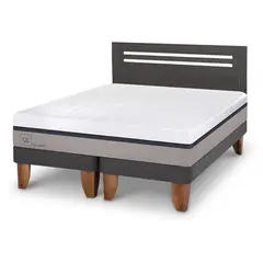 CIC - Cama Europea Balance 2 Plazas + Respaldo