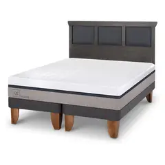 CIC - Cama Europea Balance King + Respaldo