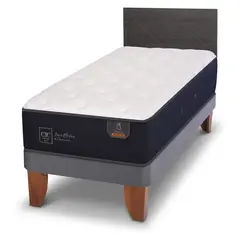 CIC - Cama Europea Premium 1.5 Plazas + Respaldo