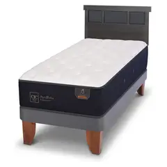 CIC - Cama Europea Premium 1.5 Plaza + Respaldo