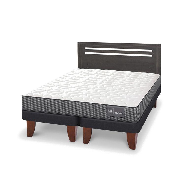 CIC Cama Europea Anatomica 2 Plazas + Respaldo