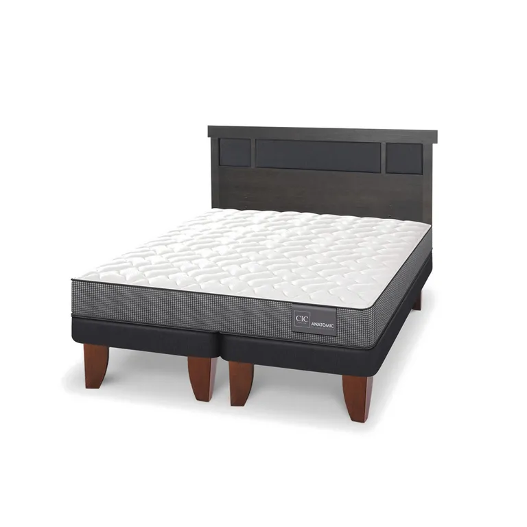 CIC Cama Europea Anatomic 2 Plazas + Respaldo