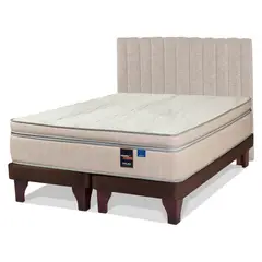 FLEX - Cama Europea Maximo Cobre King + Respaldo