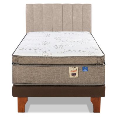 Imagen 2 del producto Cama Europea Terra Cobre 1.5 Plazas + Respaldo