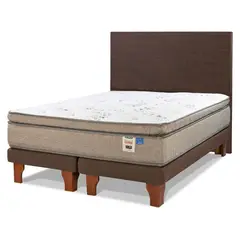FLEX - Cama Europea Terra Cobre King + Respaldo