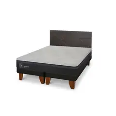 CIC - Cama Europea Hybrid Plus 2 Plazas + Respaldo