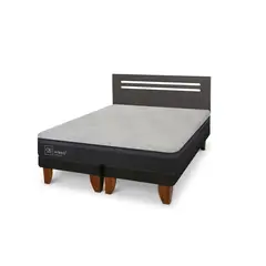 CIC - Cama Europea Hybrid Plus 2 Plazas + Respaldo