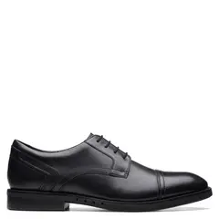 CLARKS - Zapato Formal Cuero Hombre Negro