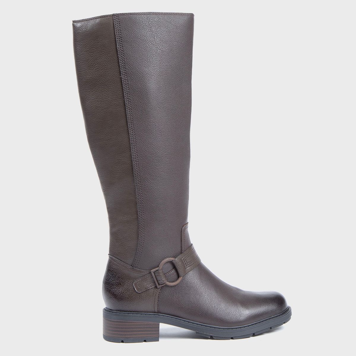 CLARKS - Bota Mujer Cuero Café Clarks
