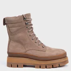 CLARKS - Botín Mujer Cuero Café