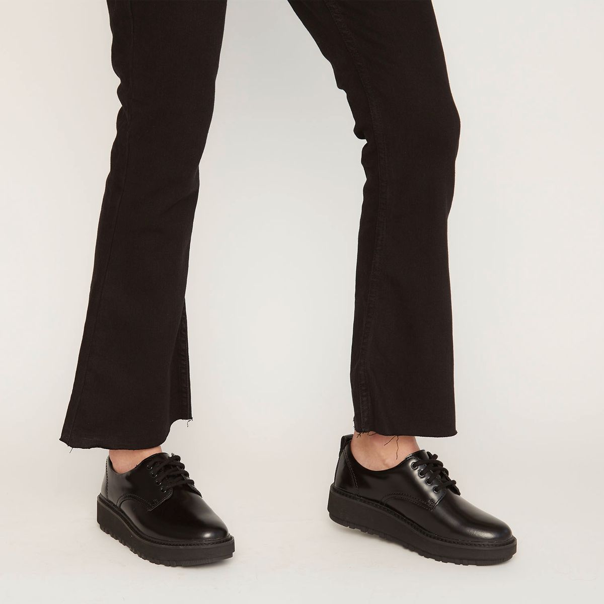 CLARKS - Mocasín Mujer Cuero Negro Clarks