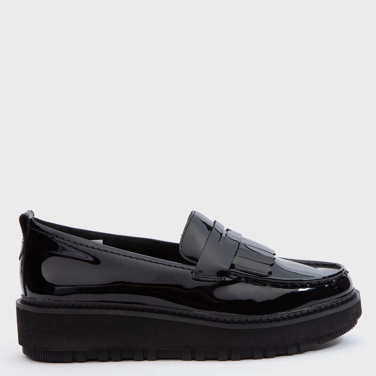 CLARKS - Mocasín Mujer Cuero Negro Clarks