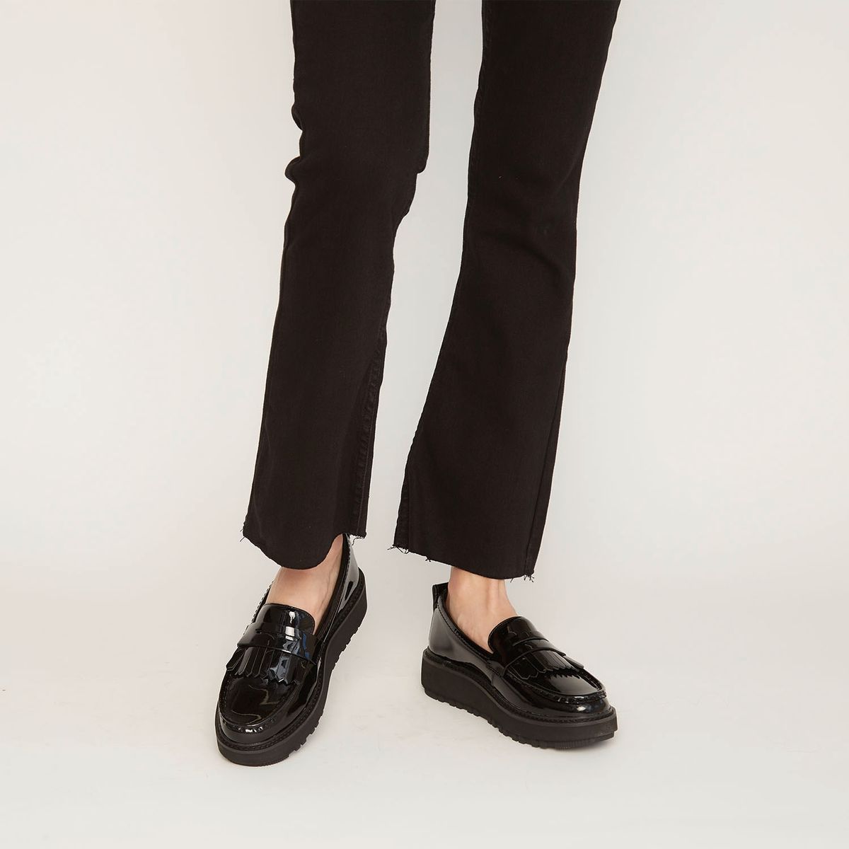 CLARKS - Mocasín Mujer Cuero Negro Clarks