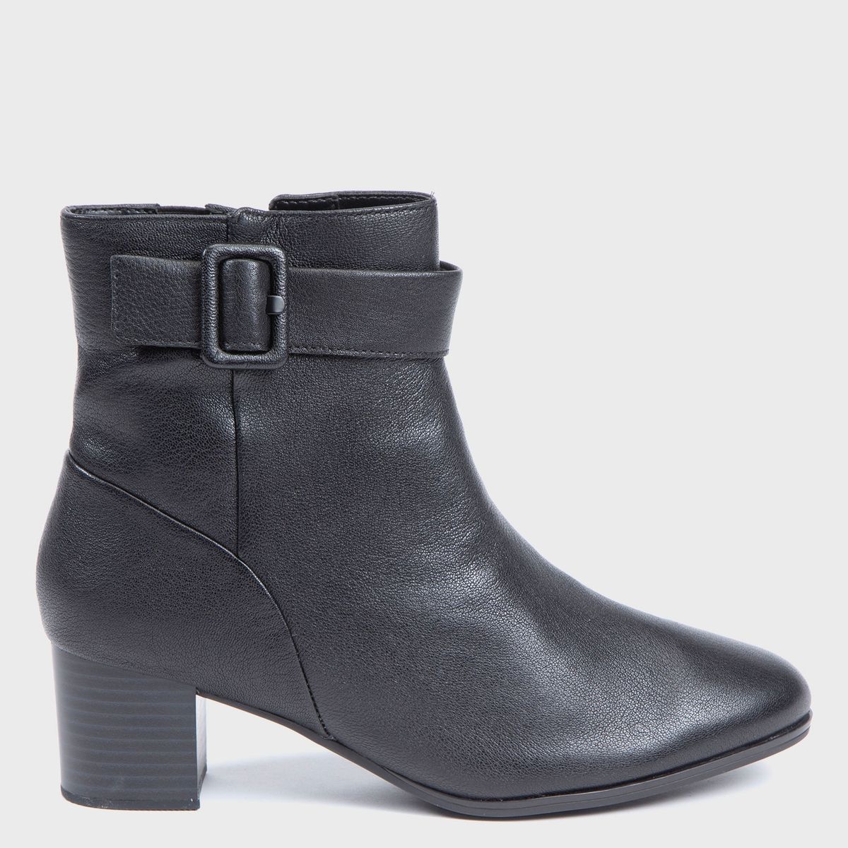 CLARKS - Botín Mujer Cuero Negro Clarks