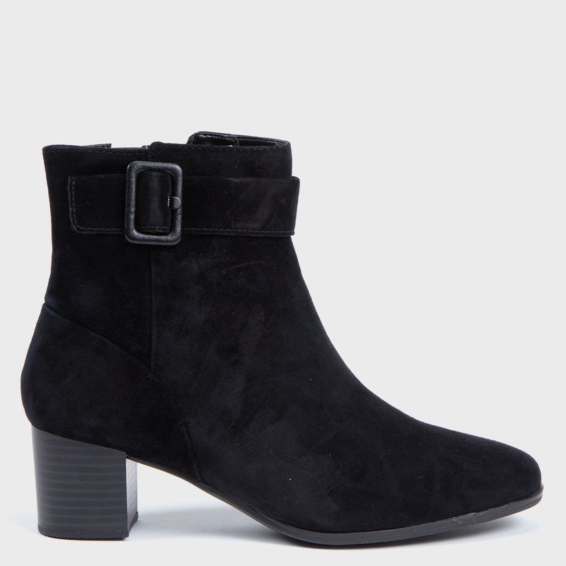 CLARKS - Botín Mujer Cuero Negro Clarks