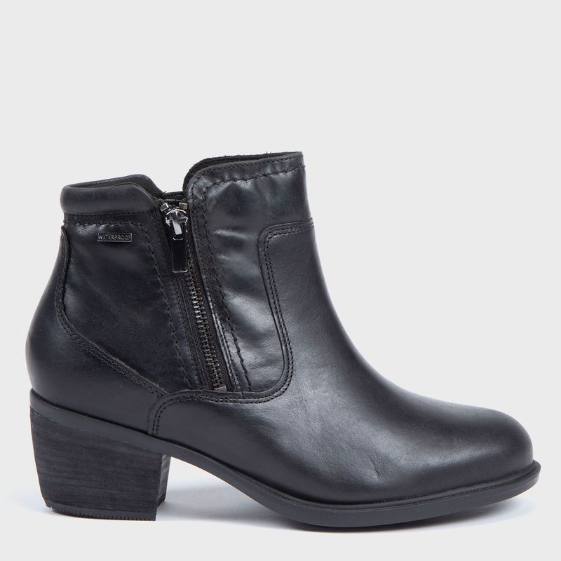 CLARKS - Botín Mujer Cuero Negro Clarks