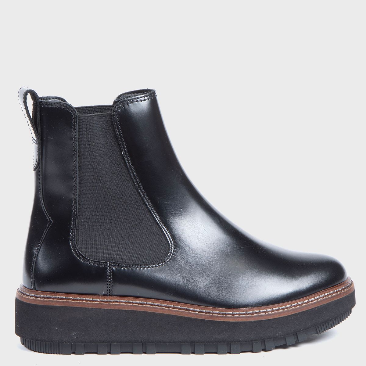 CLARKS - Botín Mujer Cuero Negro Clarks