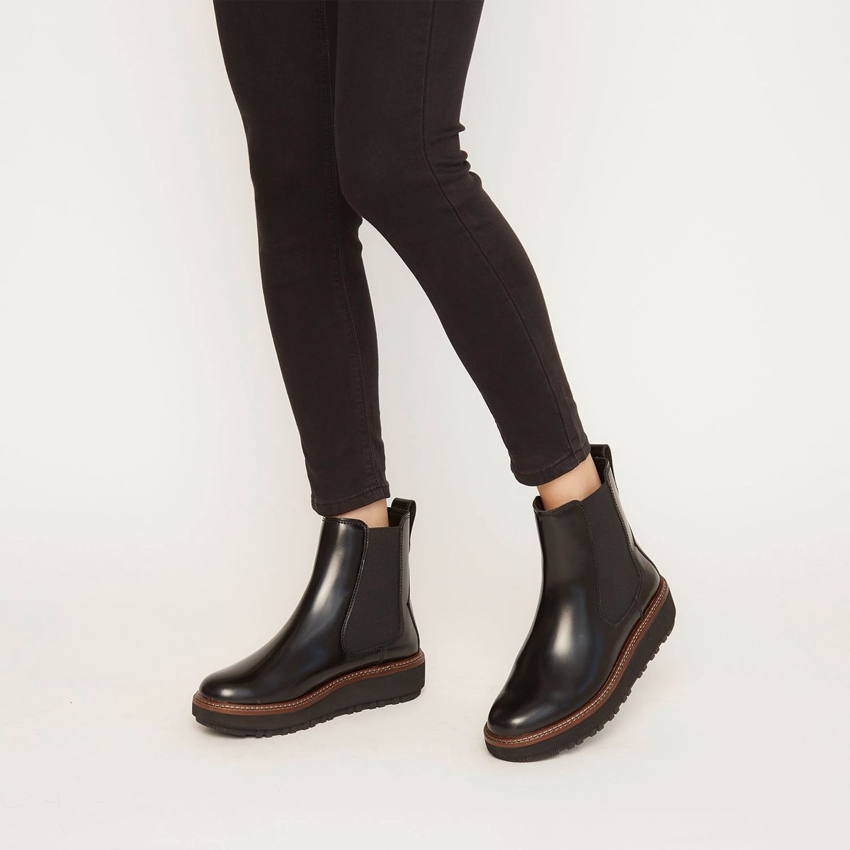 CLARKS - Botín Mujer Cuero Negro Clarks