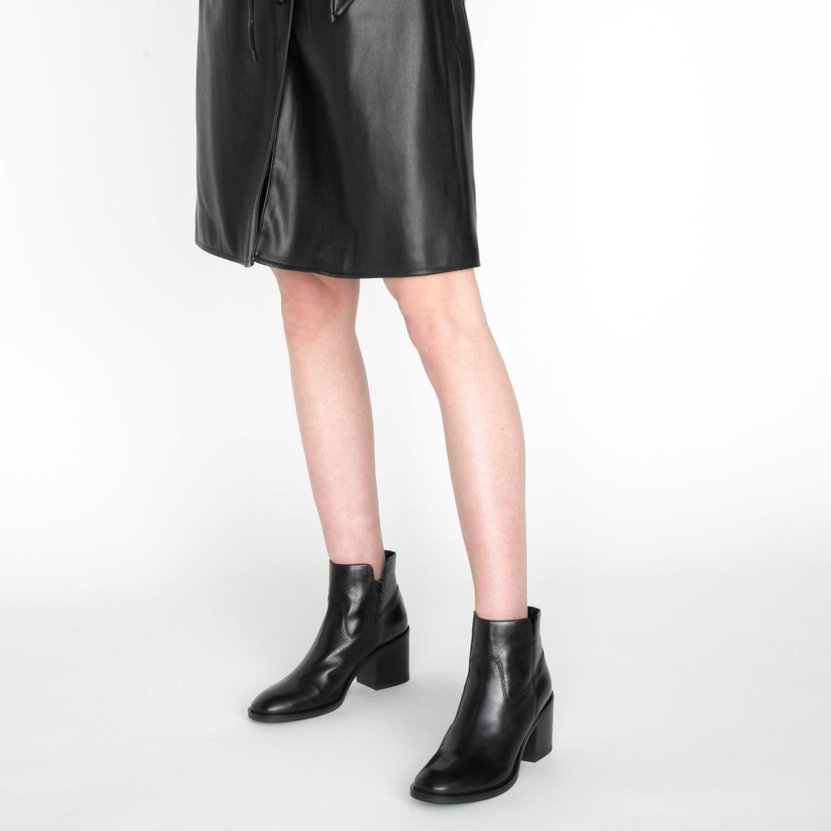 CLARKS - Botín Mujer Cuero Negro Clarks