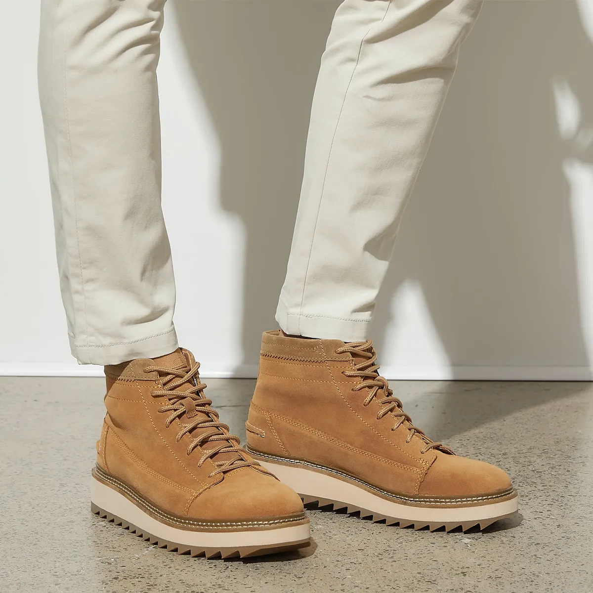 CLARKS - Botín Hombre Beige Clarks