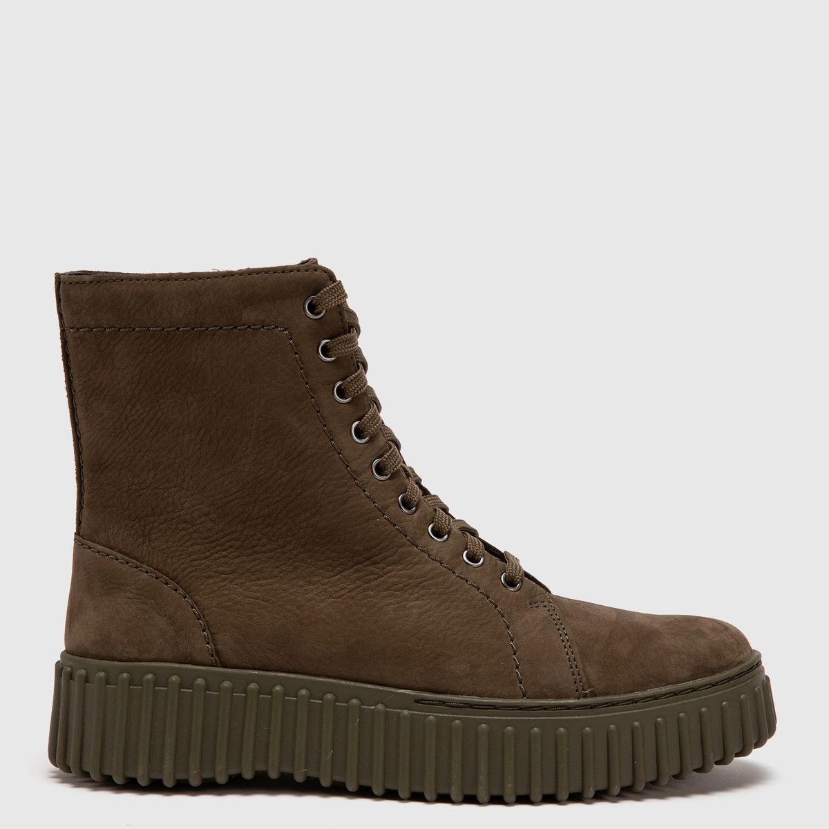 CLARKS - Botín Mujer Cuero Café Clarks