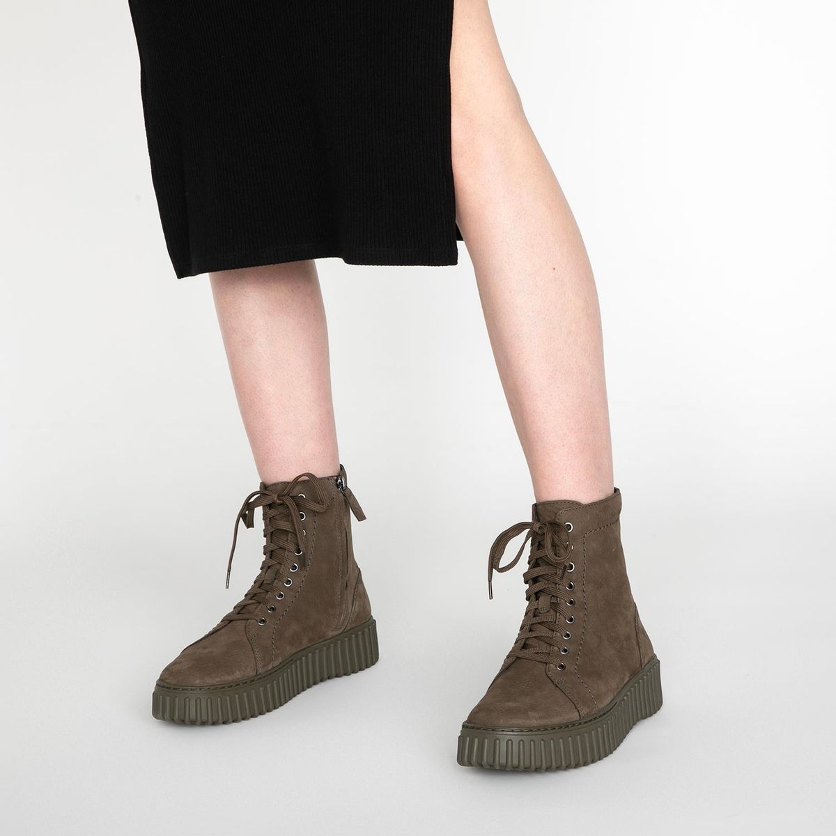 CLARKS - Botín Mujer Cuero Café Clarks