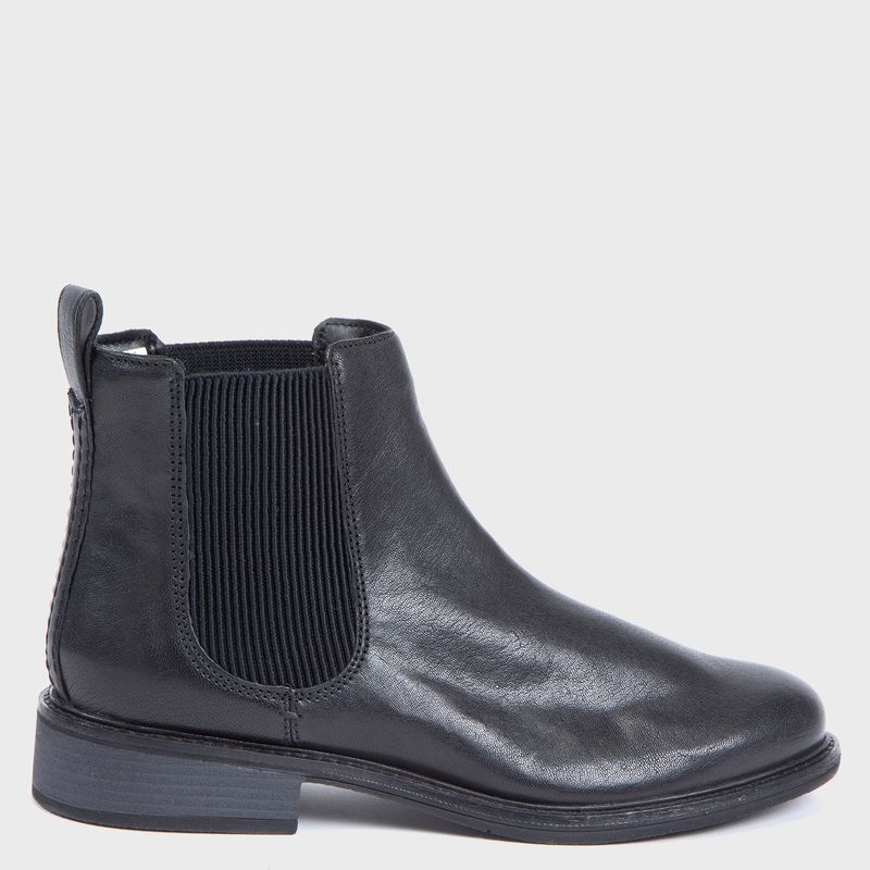 CLARKS - Botín Mujer Cuero Negro Clarks