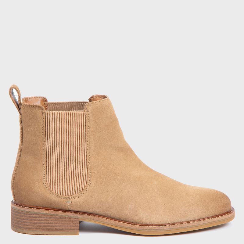 CLARKS - Botín Mujer Beige Clarks