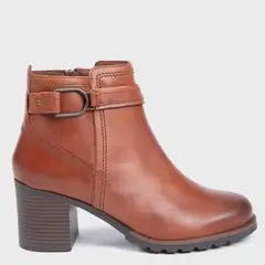 CLARKS - Botín Mujer Cuero Café