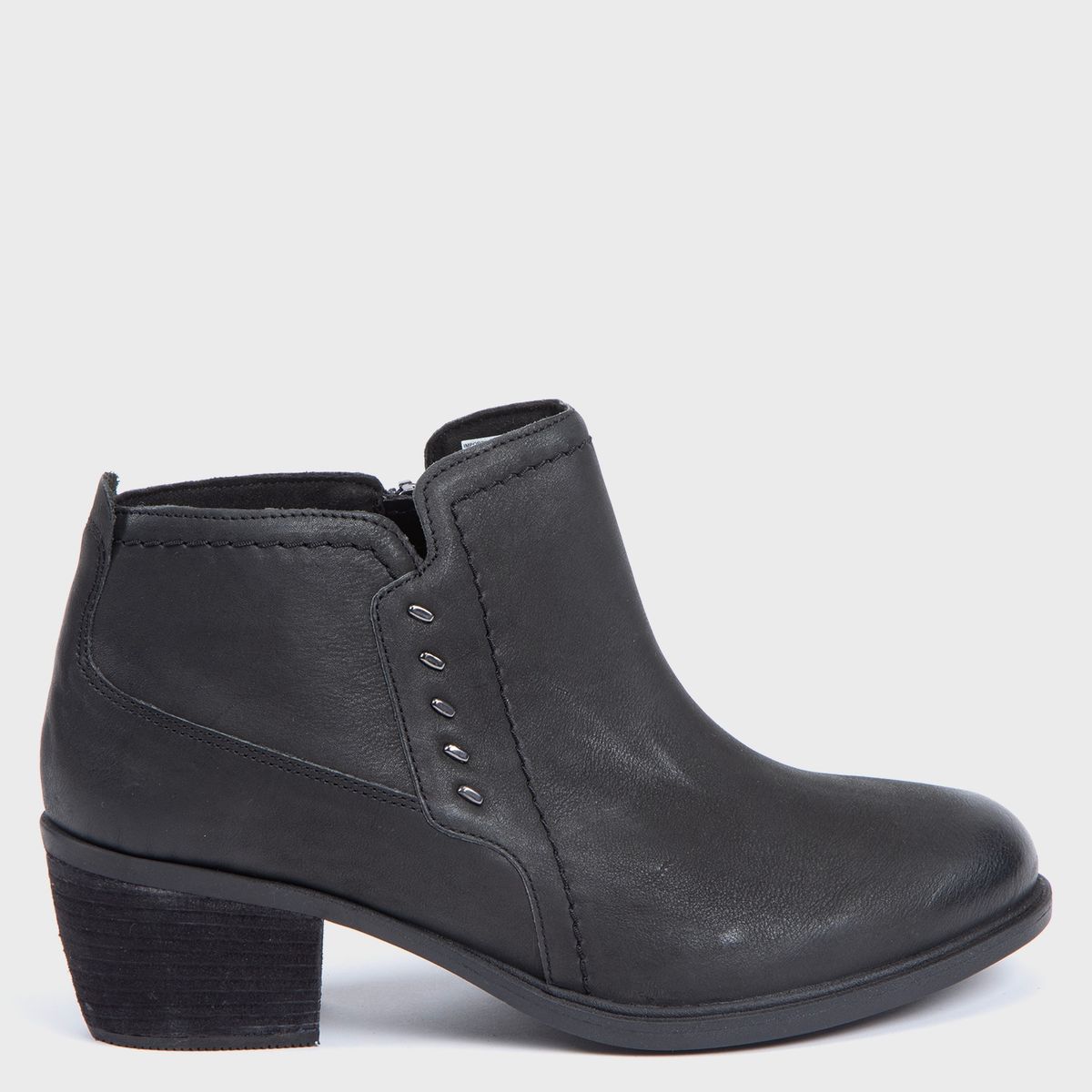 CLARKS - Botín Mujer Cuero Negro Clarks