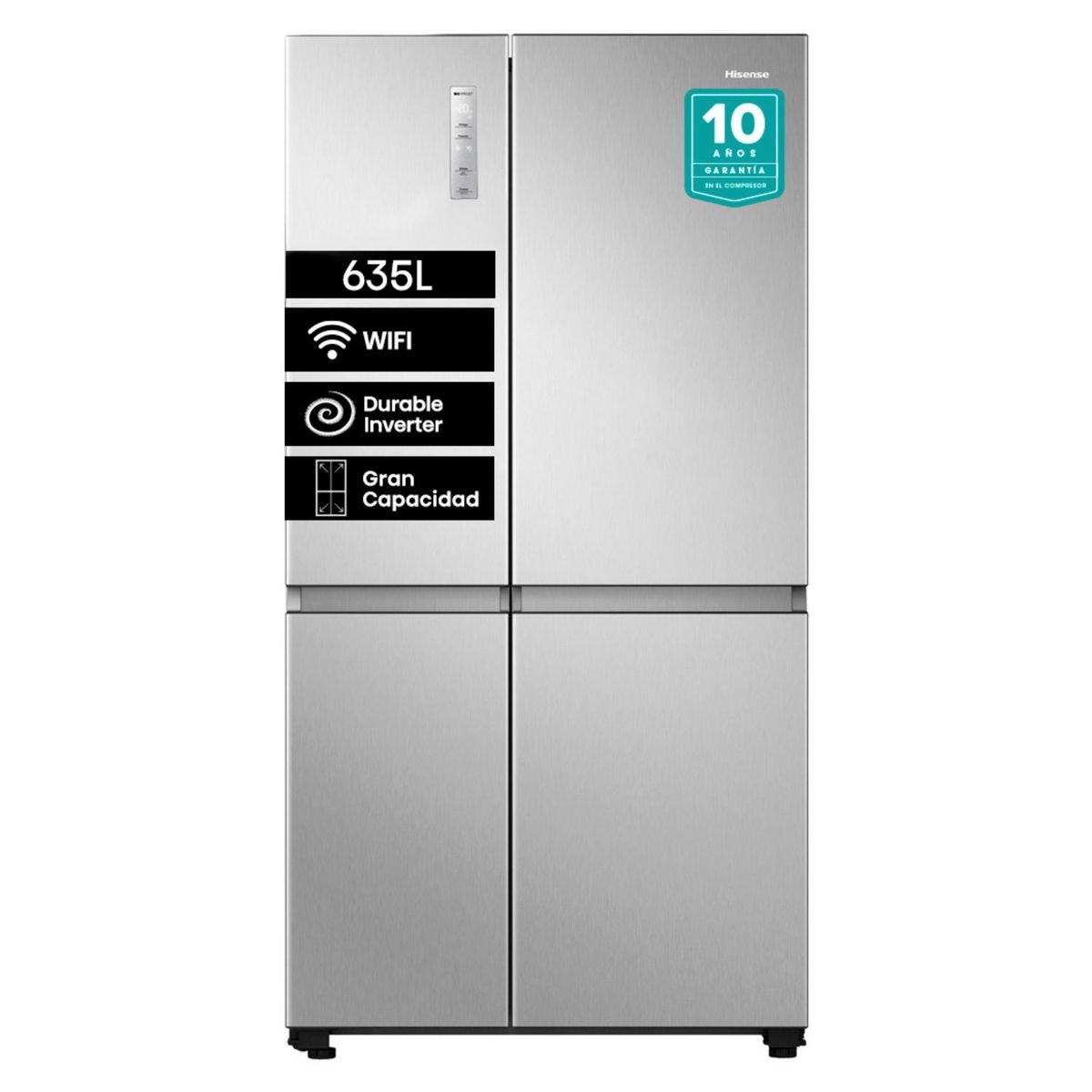 HISENSE - Refrigerador Side by Side 635 Litros No Frost RS820NV Hisense