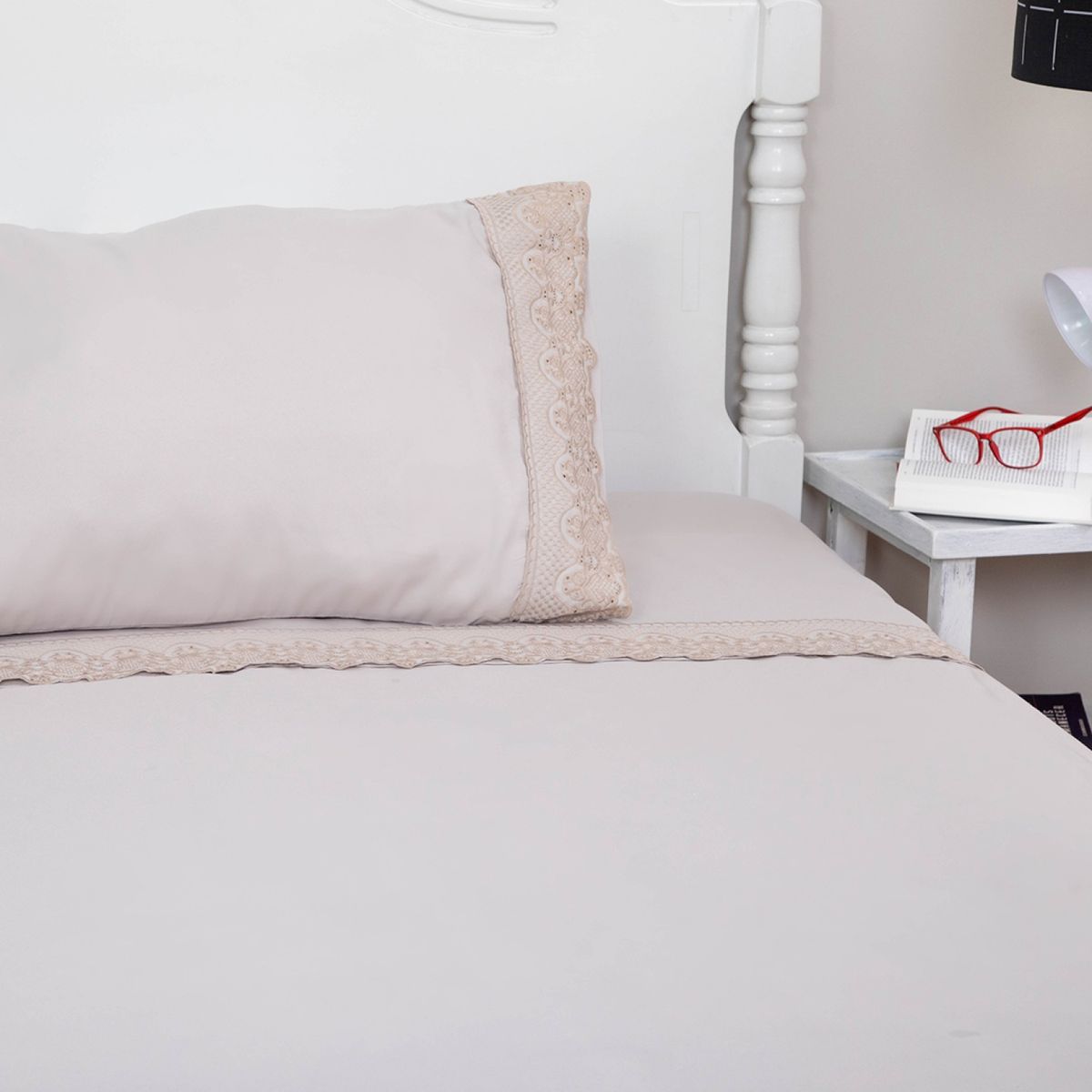 DORAL - Juego de Sábanas Santorini Bordado Doral